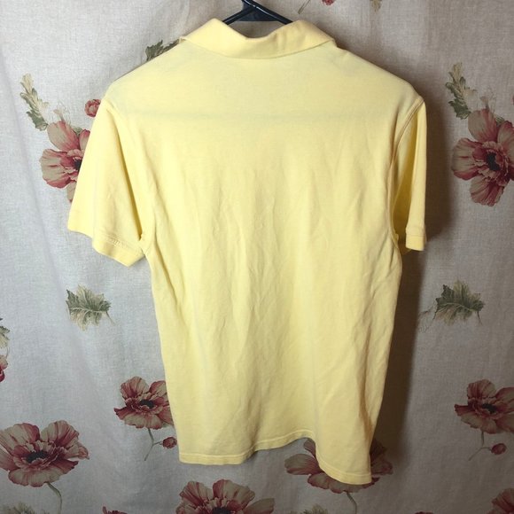 Le Tigre Short Sleeve Polo T-Shirt Yellow S - Picture 2 of 5